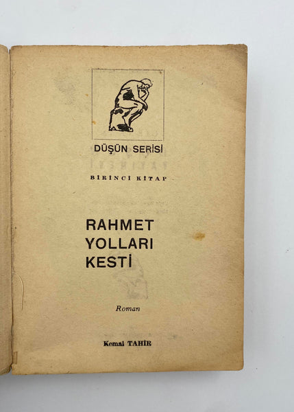 Altan Erbulak Çizimi Kapaklı / İlk Baskı / Roman / Kemal Tahir (1910-1973)