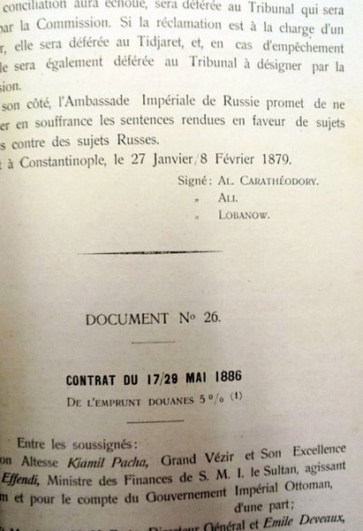 [AYASTEFANOS ANTLAŞMASI: BULGARİSTAN'IN BAĞIMSIZLIĞI] Traites protocoles, lois, reglements et documents divers. Annexes au contre-memoirs Ottoman