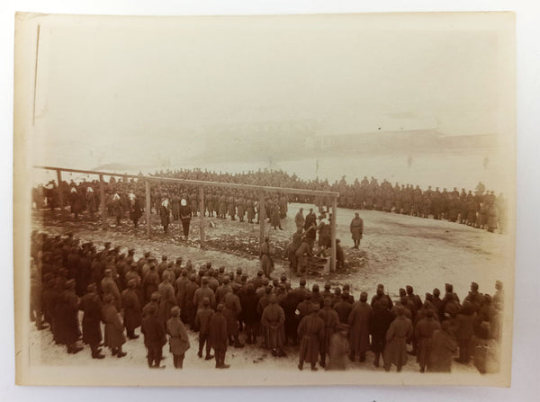 [KAFKASYA / 93 HARBİ / FOTOĞRAFLAR] 93 Harbi (1877-78 Osmanlı - Rus Savaşı) sırasında Kafkas Cephesi'nde çekilmiş, erken dönem toplu idam fotoğrafları