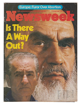 İRAN ŞAHI VE HUMEYNÎ KAPAKLI Newsweek, "Is there a way out? - Europe: Furor over abortion", December 10, 1979