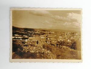 [FOTOĞRAF / FİLATELİ] Erzurum'dan nadir bir görüntü. 1930'ların sonu, postadan geçmiş, Pangaltı varış, Erzurum Gümrü çıkış damgalı