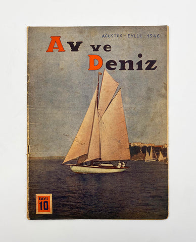 Av ve deniz dergisi. Ağustos - Eylül 1946, Sayı: 10