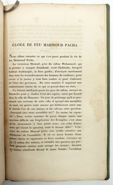 Chrestomathie Ottomane precede de tableaux grammatics et soivie d'un glossaire Turc-Français