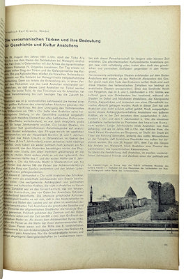 [ATATÜRK KAPAK] Zeitschrift für Kulturaustausch. Institut für auslansbeziehungen Stuttgart heft 2-3, jahrang 12.