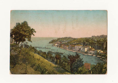 [KARTPOSTAL] Constantinople - Boğaz'da Tarabya (Therapia) Koyu ve İskelesi manzarası