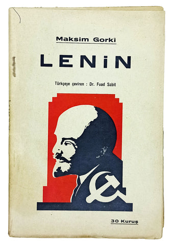 [İLK BASKI / SOVYETLER BİRLİĞİ] Lenin. Türkçe'ye çeviren: Dr. Fuad Sabit