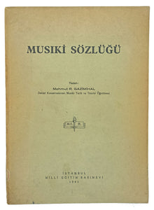 Musıki sözlüğü