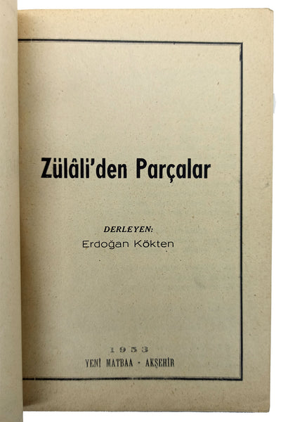 [AKŞEHİR BASKISI] Zülâli'den parçalar